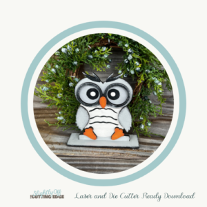 SVG Woodland Owl Shelf Sitter